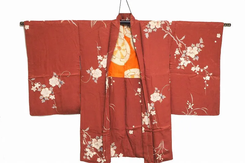 ha0021 haori - haorijJacket -   Japanese vintage jacket silk