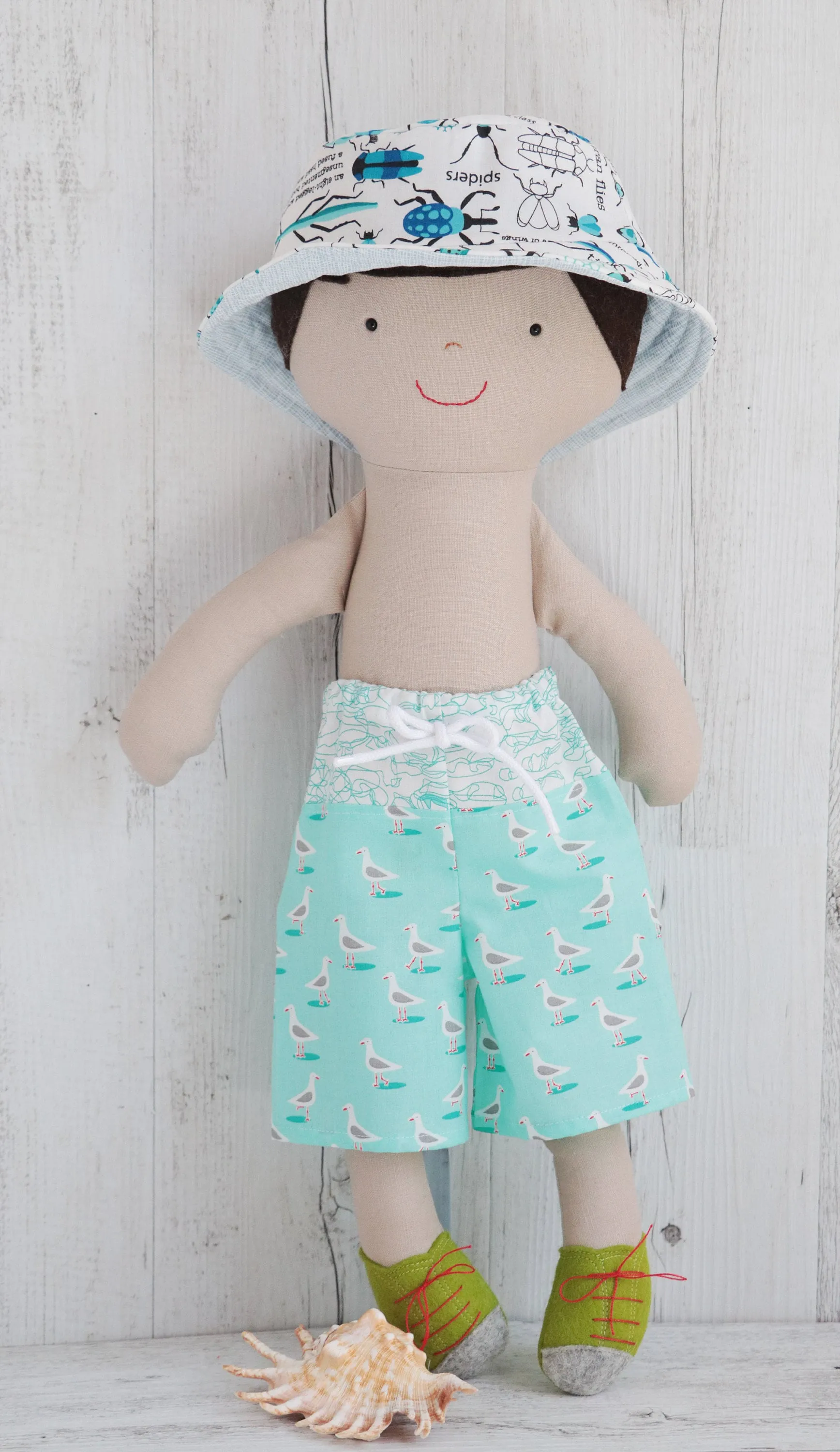 Henry: Boy doll with lots of clothes sewing pattern