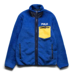 HI-PILE FLEECE POLO FULL-ZIP JACKET