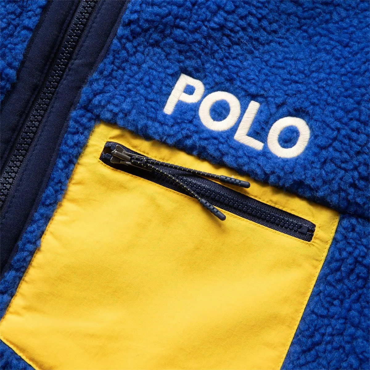 HI-PILE FLEECE POLO FULL-ZIP JACKET