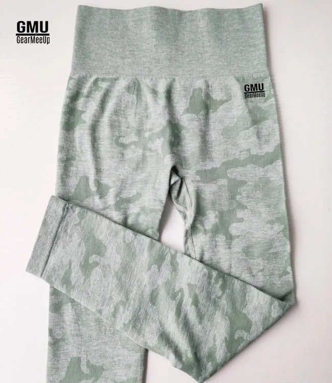 High-Waisted Camo Seamless Leggings