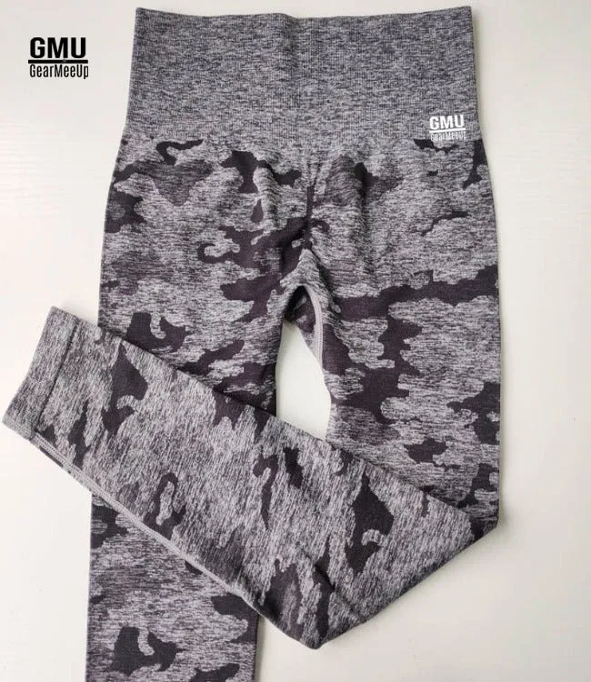 High-Waisted Camo Seamless Leggings