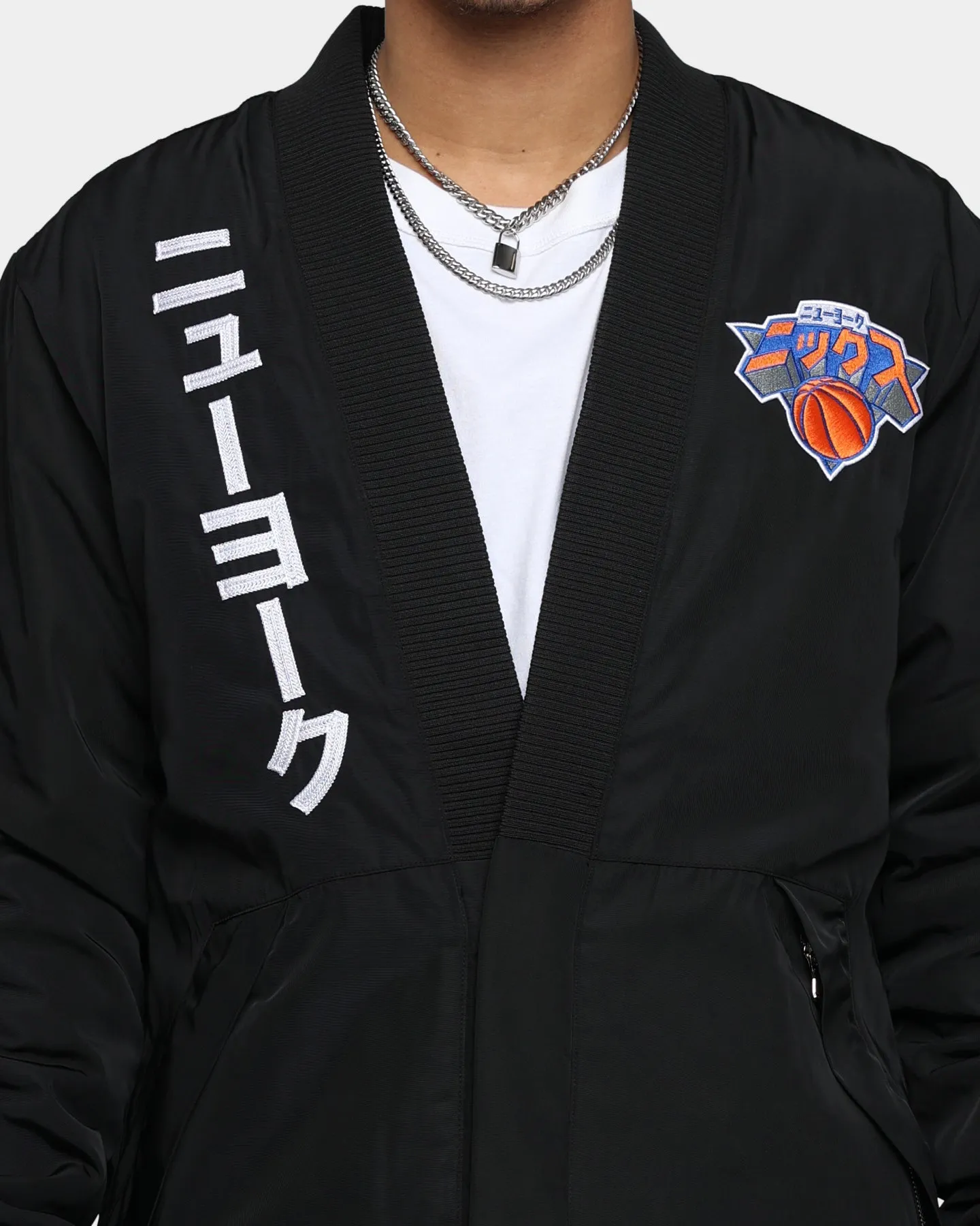 Hyperfly X NBA New York Knicks Katakana Kimono Black