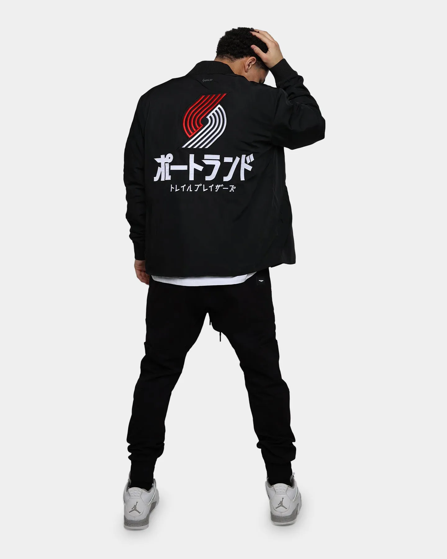 Hyperfly X NBA Portland Trailblazers Katakana Kimono Black