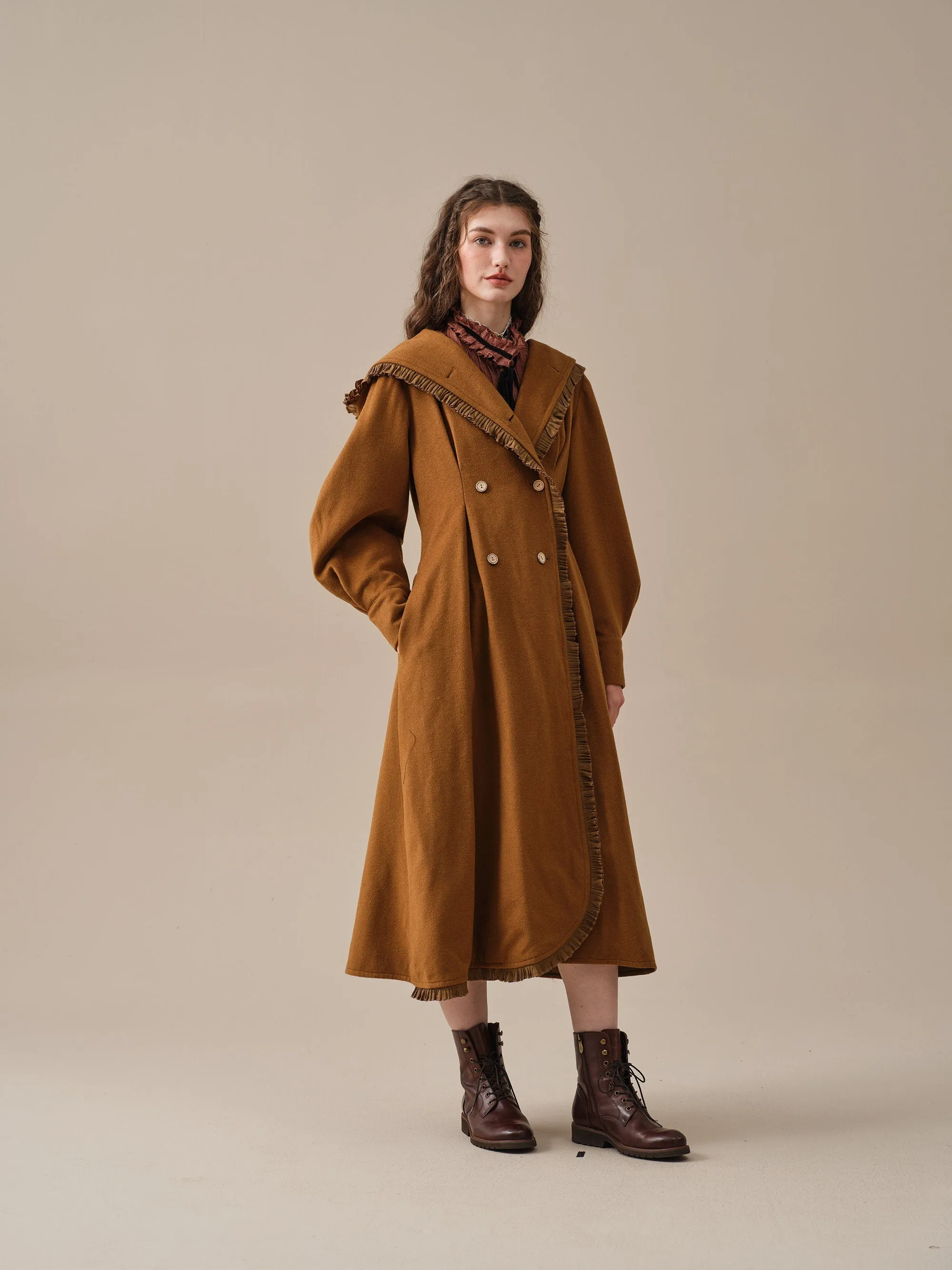 Jacques 25| long hooded victorian coat (100% wool)