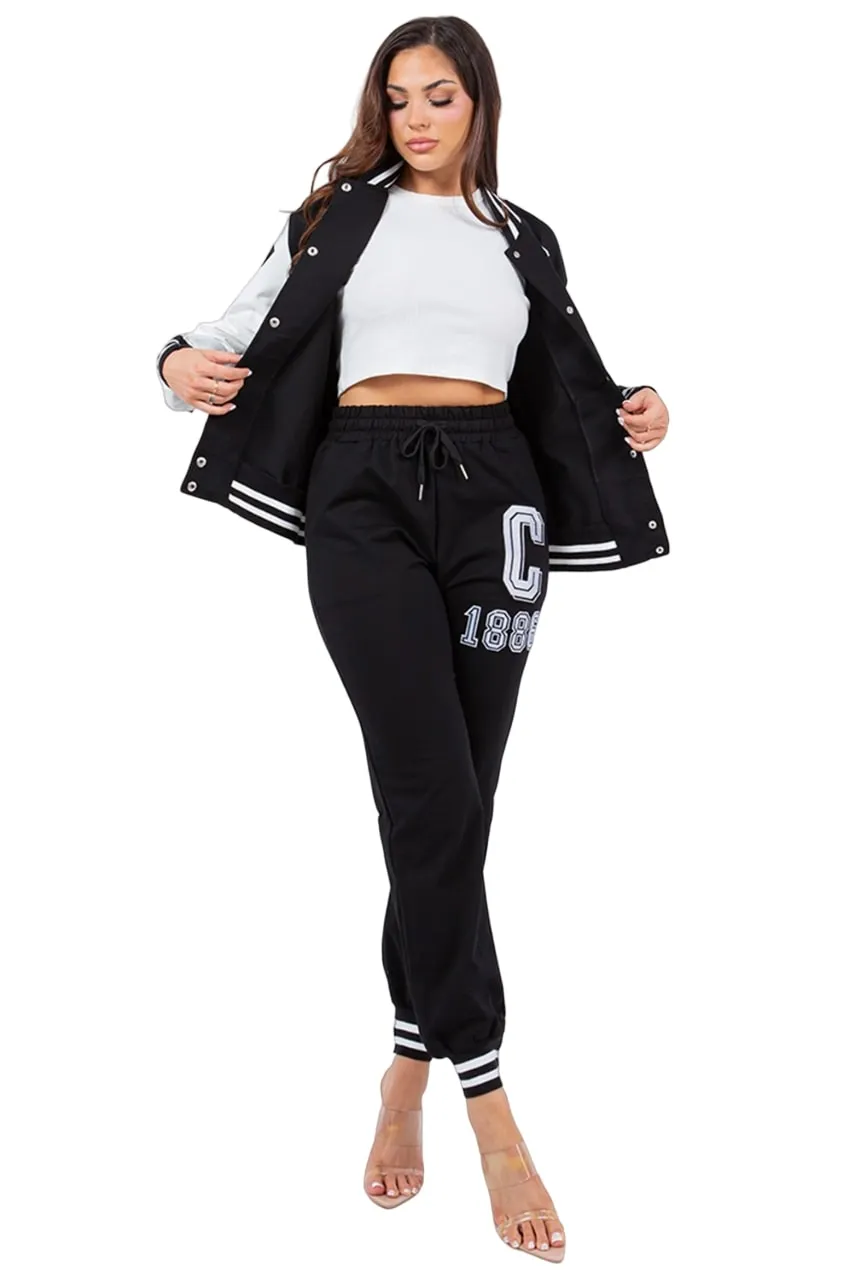 La Diosa Women's Baseball Fleece Jacket