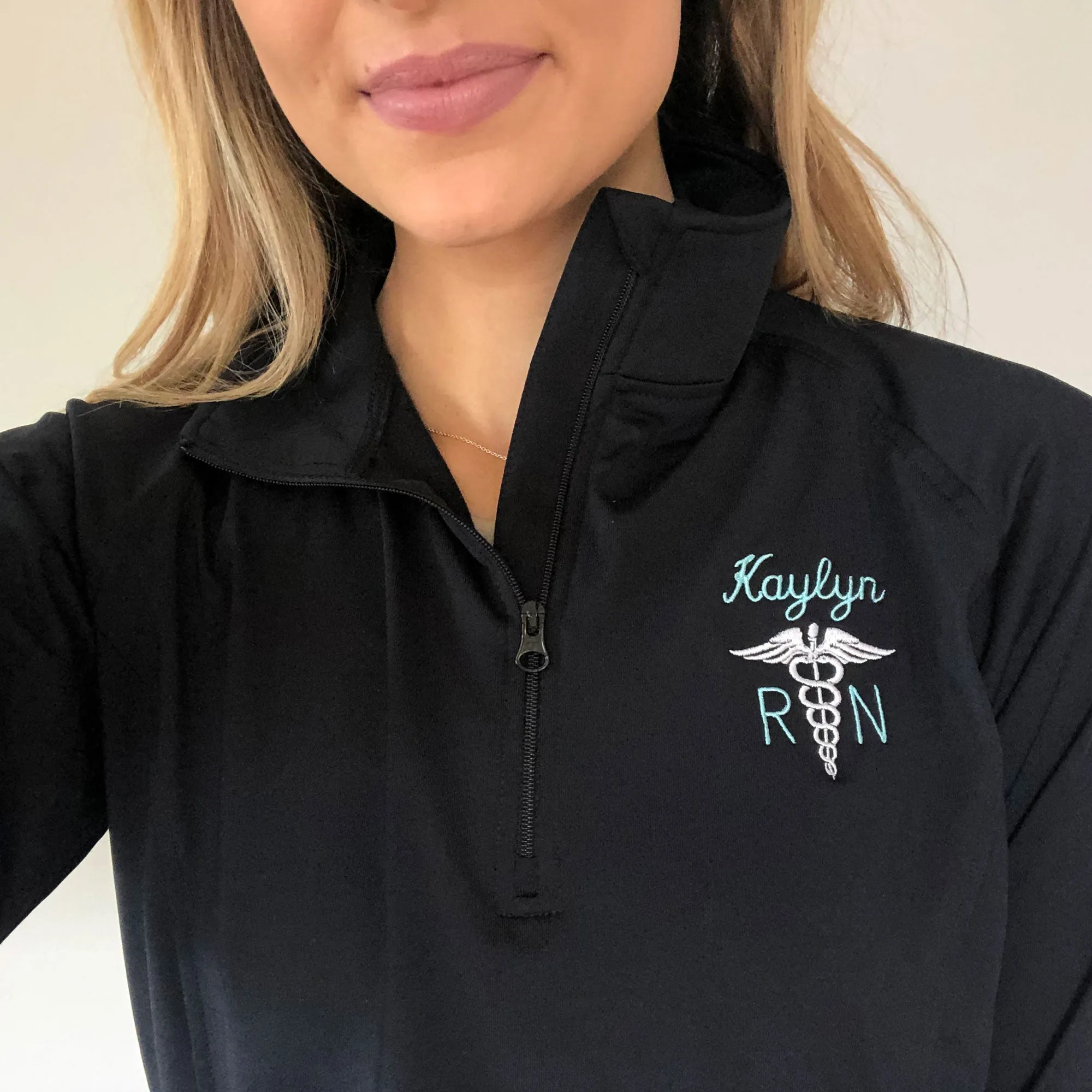 Ladies Caduceus Athletic Dri-Fit Quarter Zip