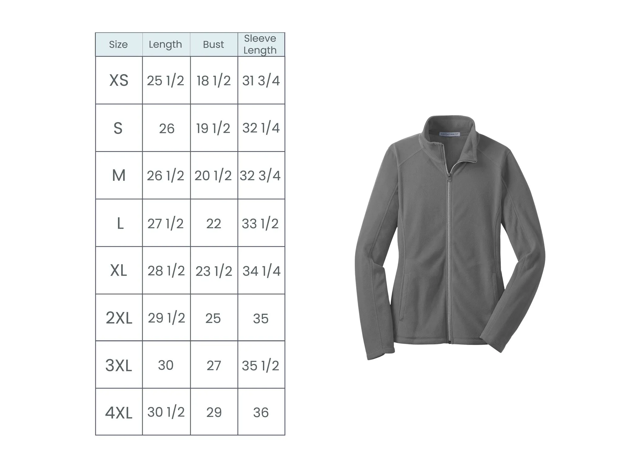 Ladies Stethoscope Lightweight Fleece Full Zip Jacket