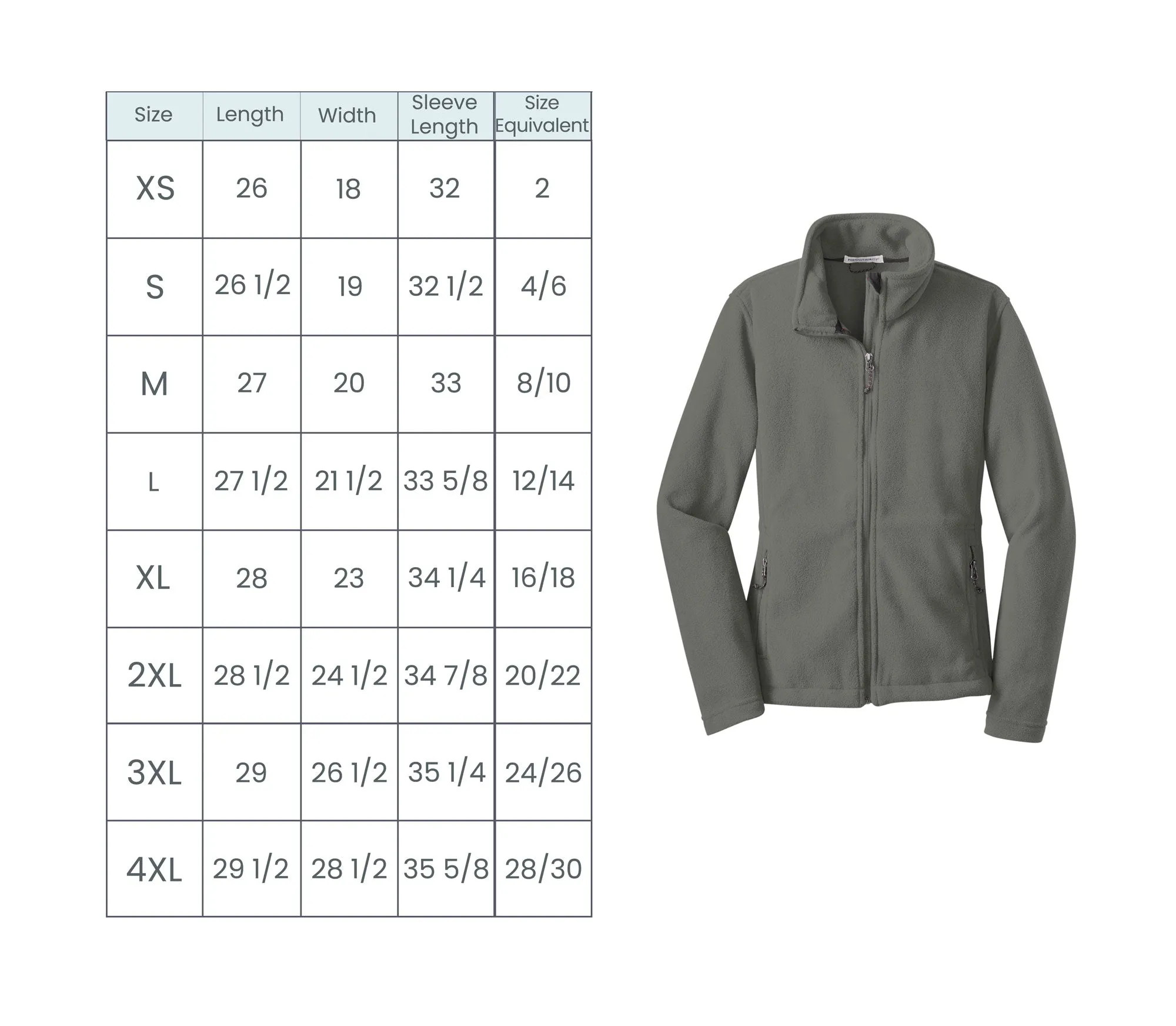 Ladies Stethoscope Midweight Fleece Full Zip Jacket