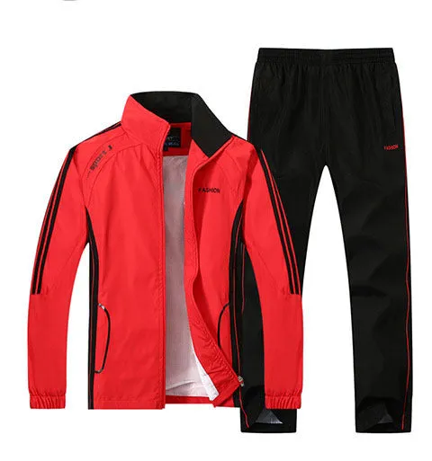 Leisure Sports College Style Two-piece Spring And Autumn Long-sleeved Suit