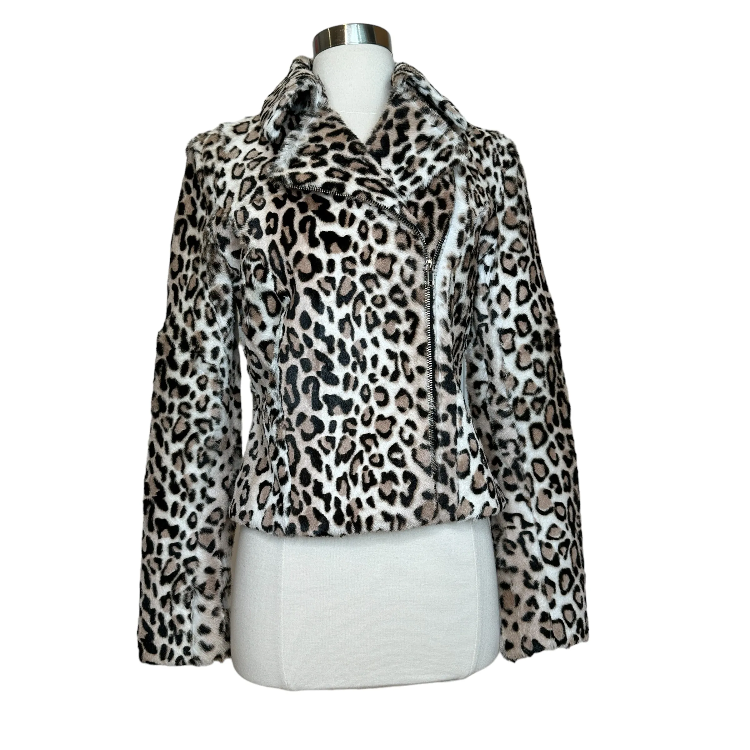 Leopard Fur Jacket - S