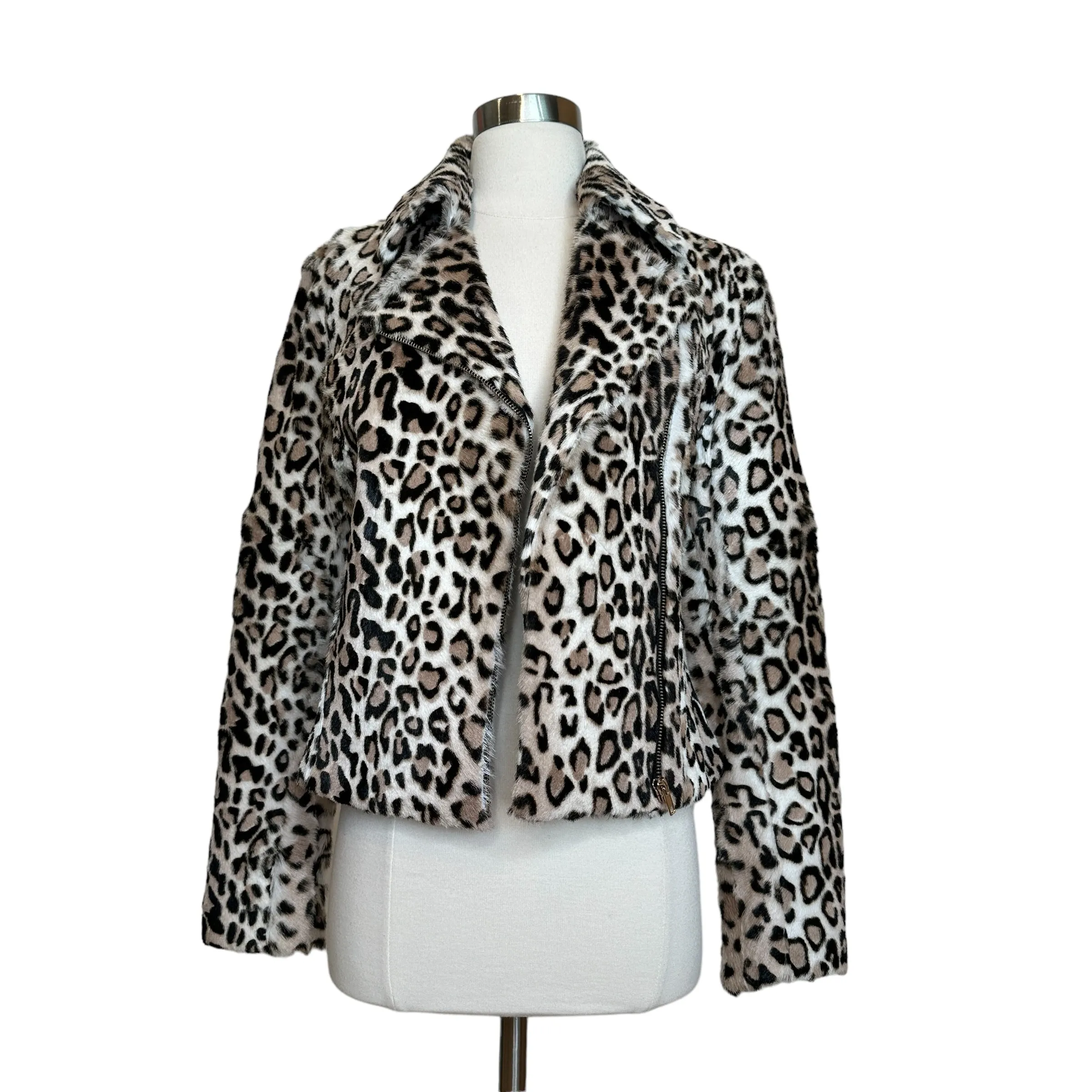 Leopard Fur Jacket - S