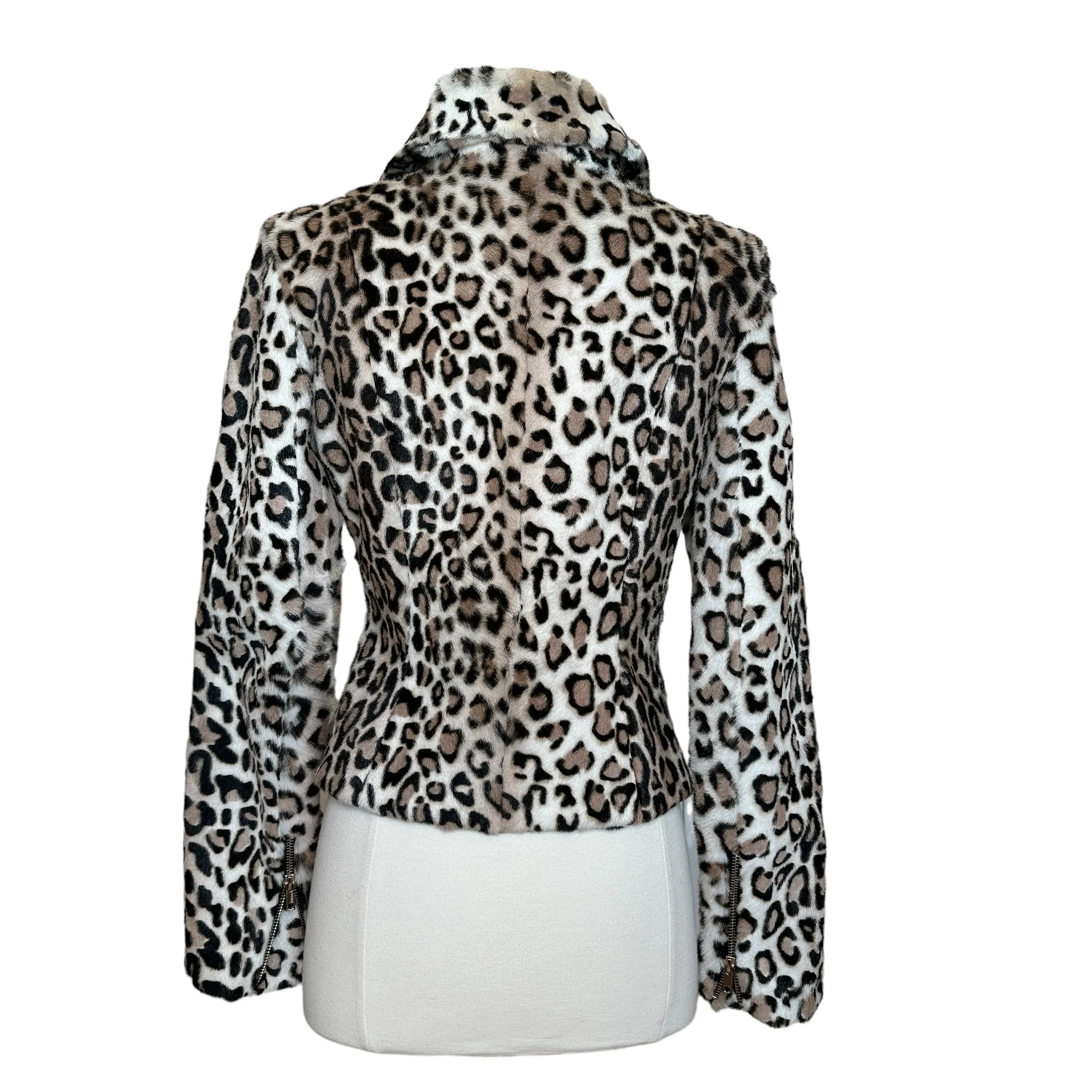 Leopard Fur Jacket - S