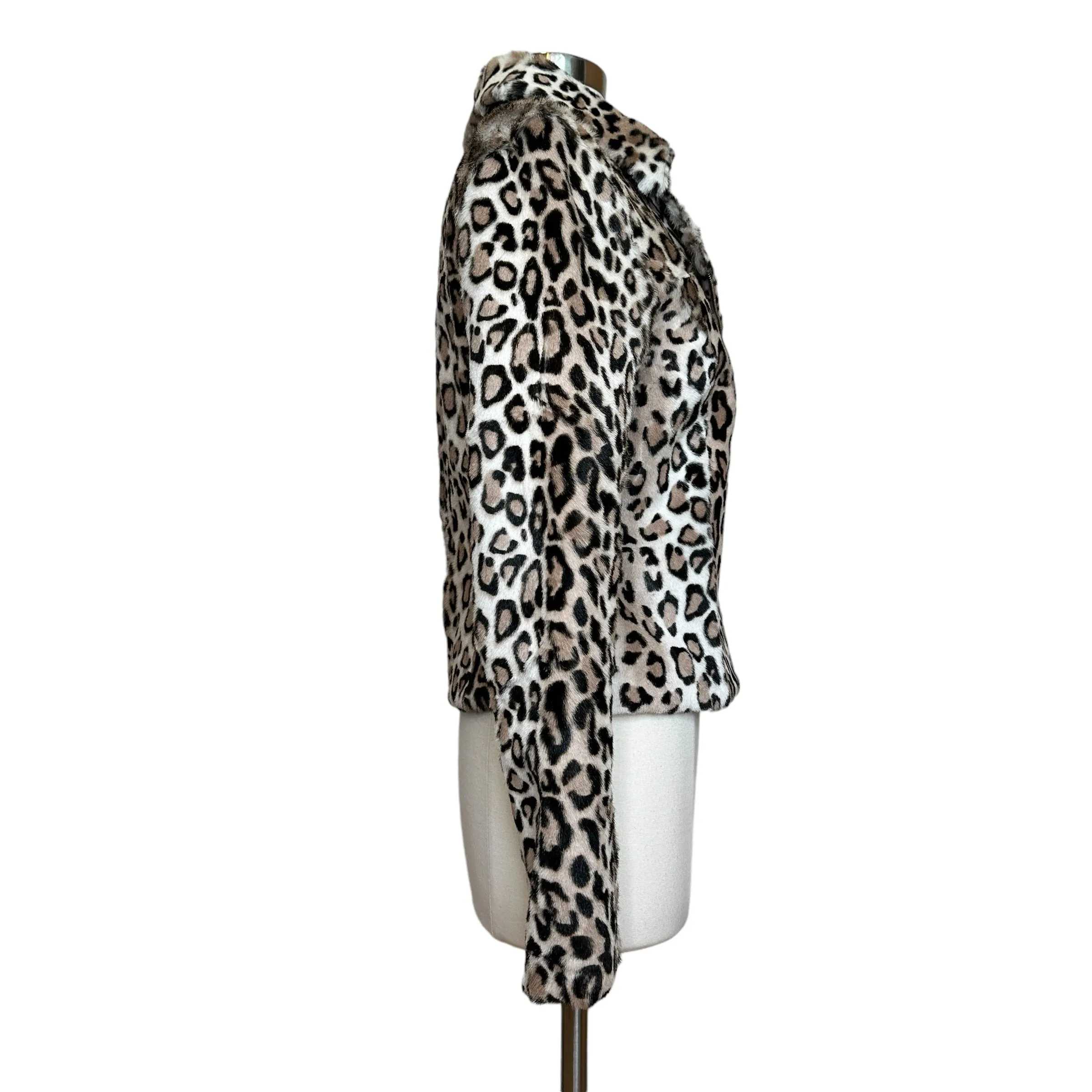 Leopard Fur Jacket - S