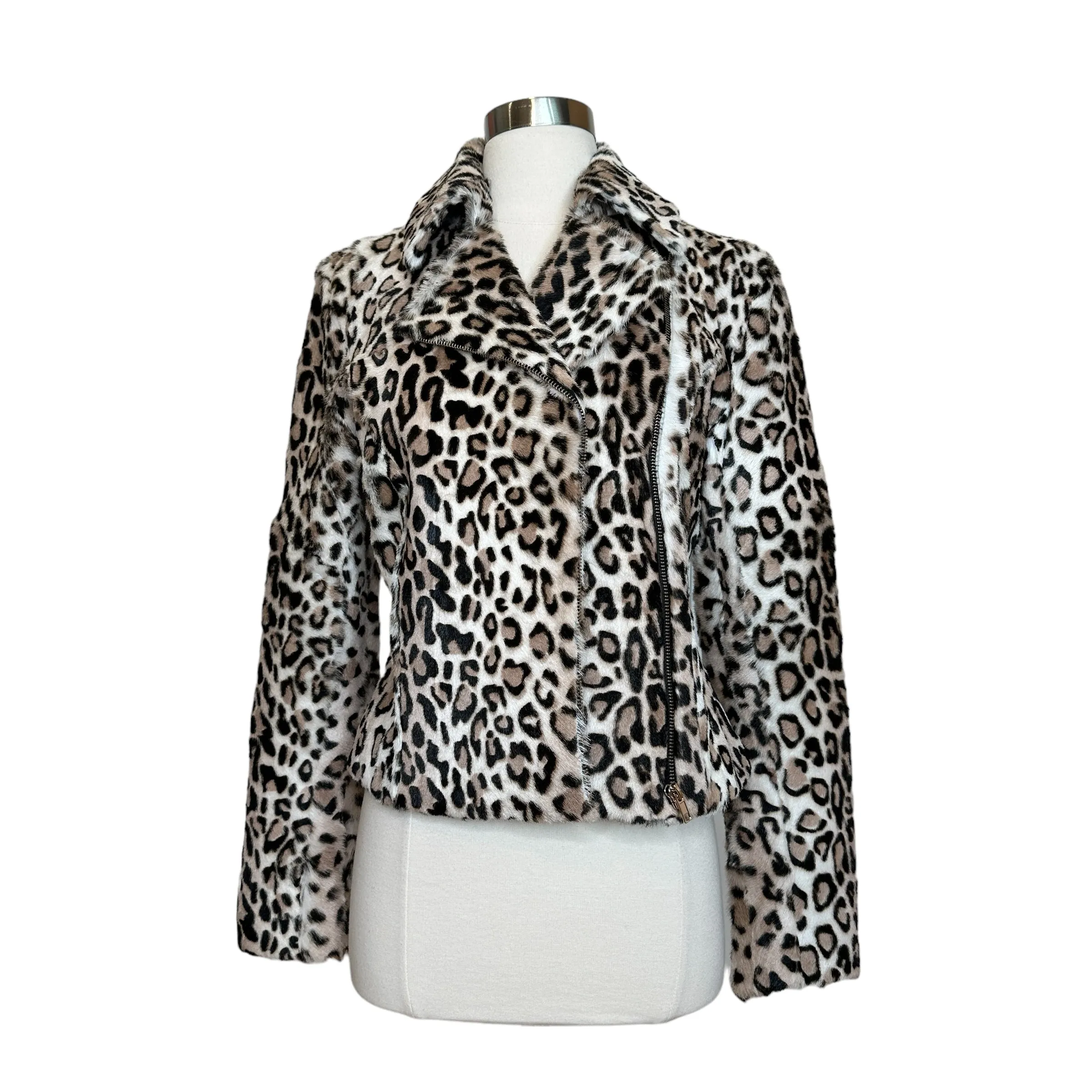 Leopard Fur Jacket - S