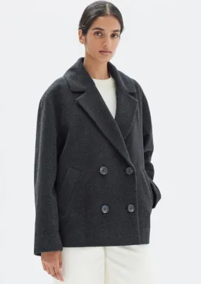 Lucy Wool Coat Charcoal