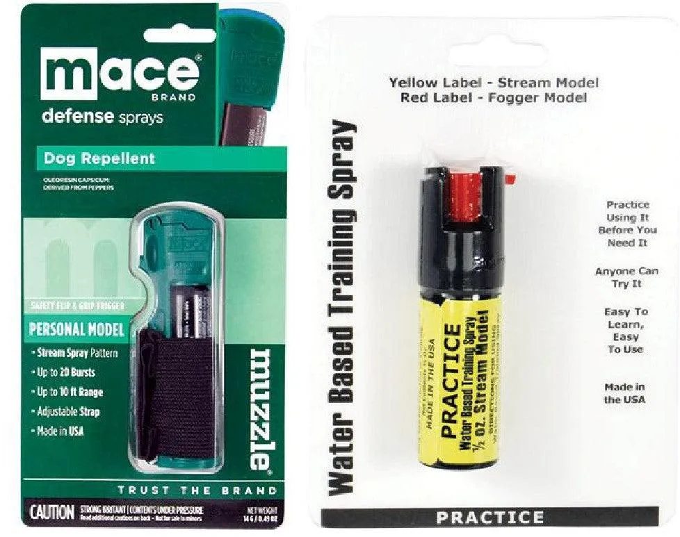 Mace Muzzle Canine Repellent and Practice Spray