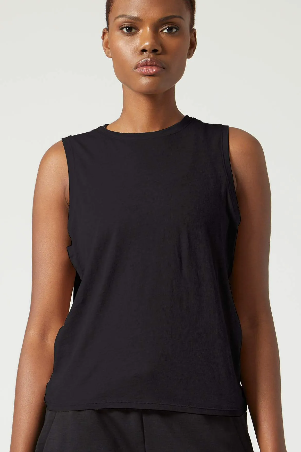 Maggie Muscle Tee Black