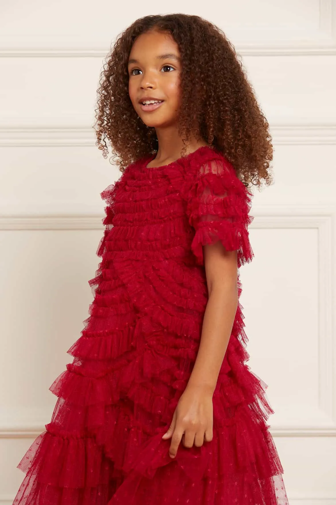 Marilla Ruffle Kids Dress