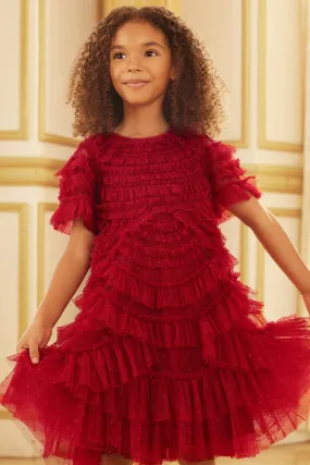 Marilla Ruffle Kids Dress