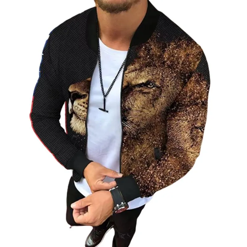 Men's Casual Printed Jacket 17867010L