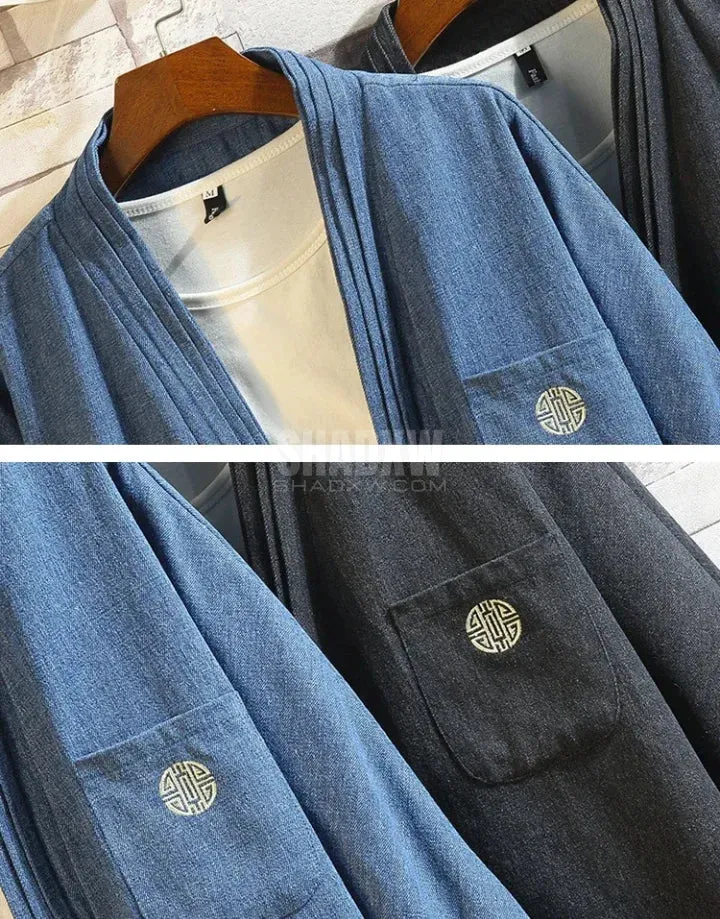 Men's Denim Kimono