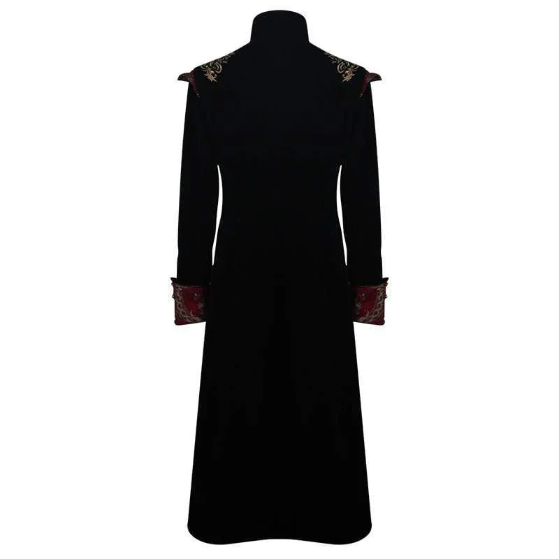 Men's Goth Jacquard Dovetail Overcoat