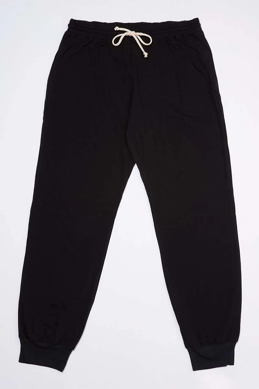 Men's Organic Black Pack: Jogger Pants   Men's Crew