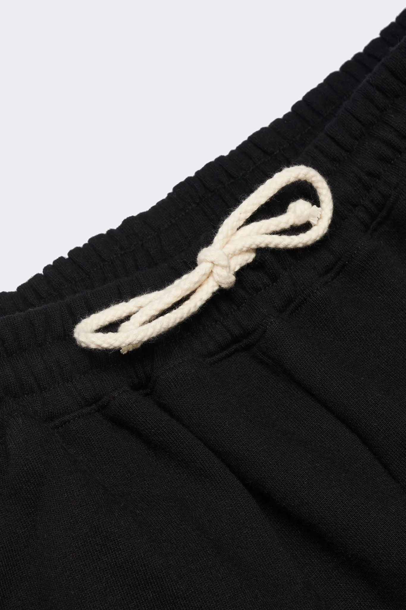 Men's Organic Heavyweight Fleece Sweatpants in Black