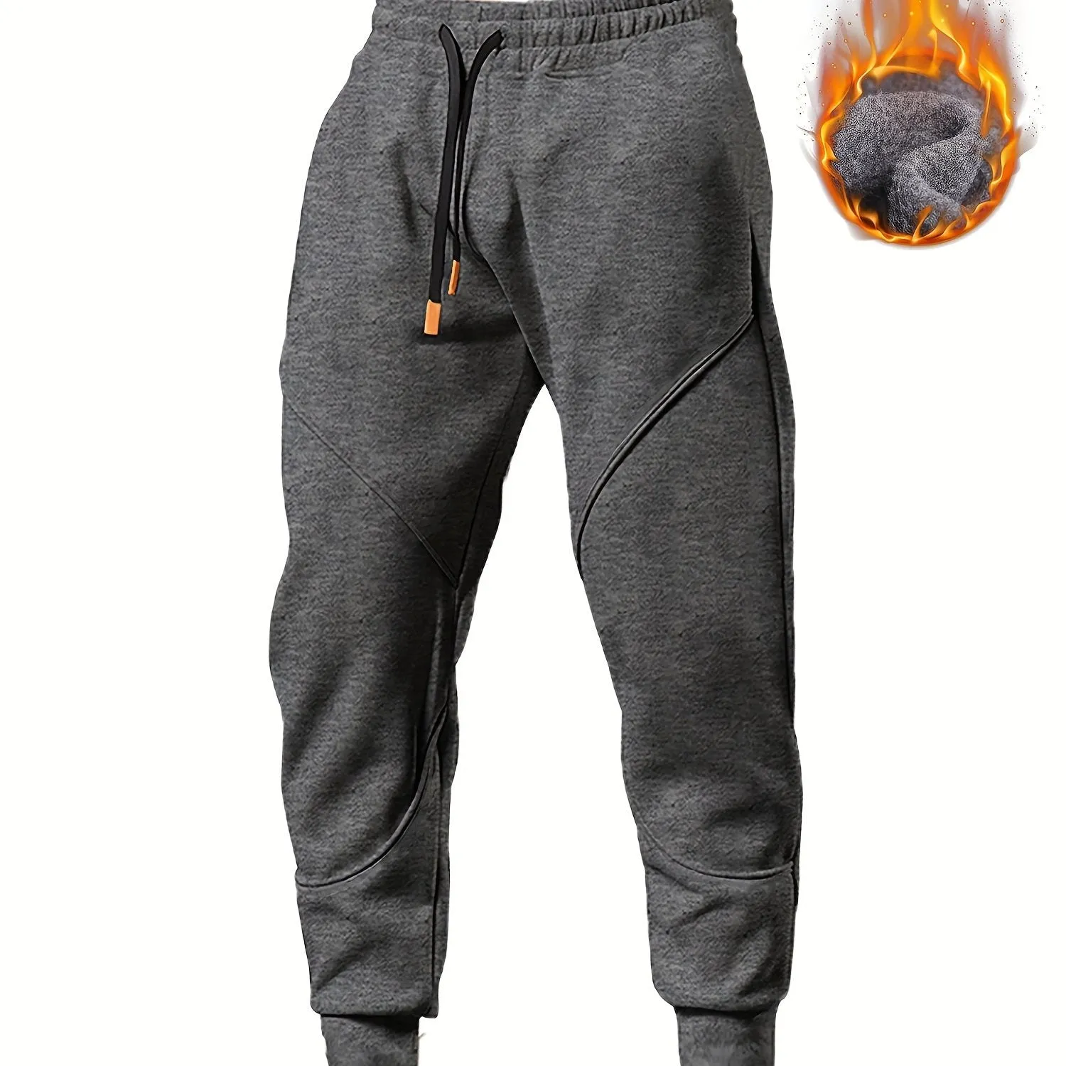 Men's Winter-Ready Fleece Joggers – Soft, Stretchy, & Durable Drawstring Sweatpants for Active Comfort