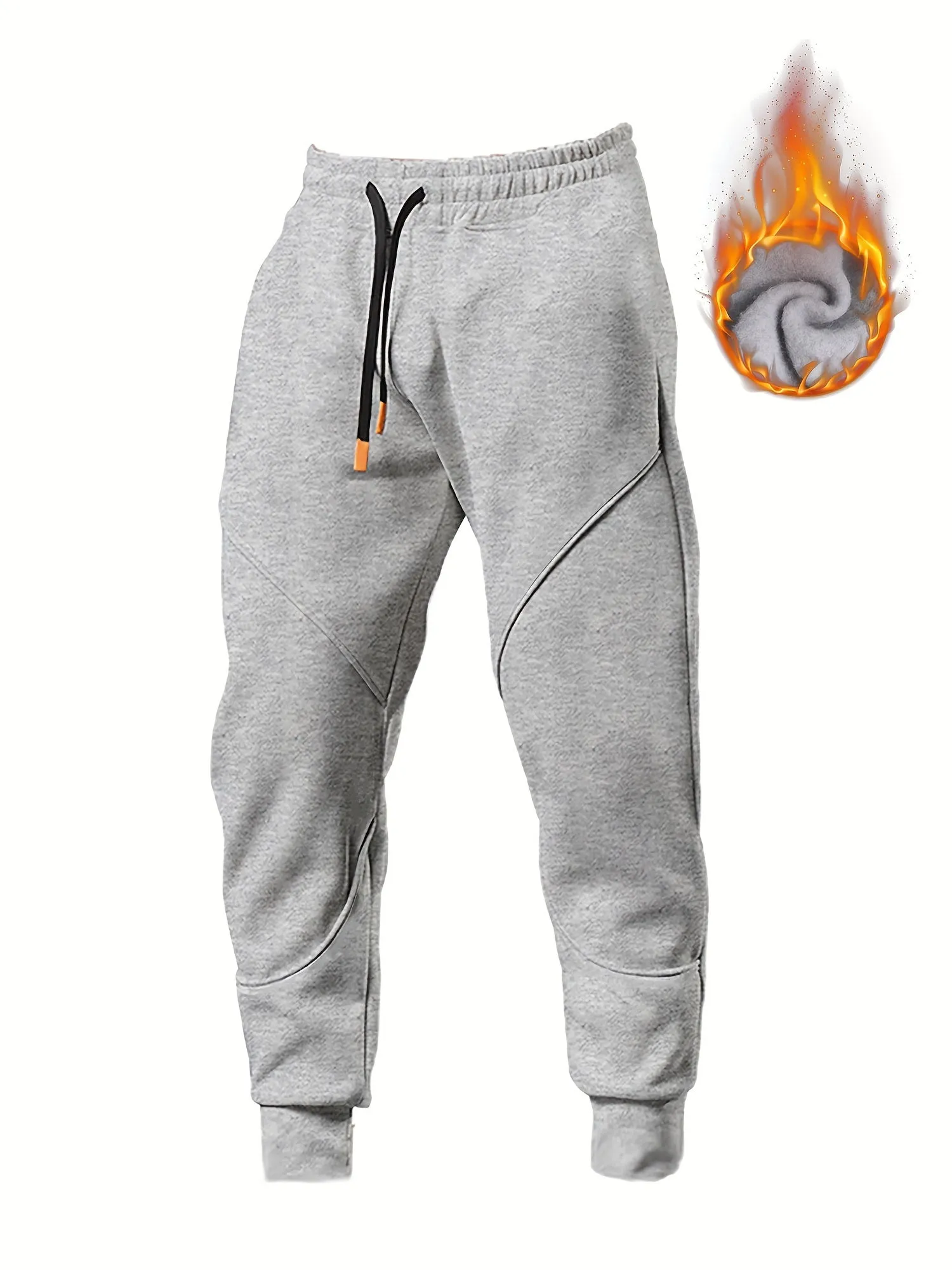 Men's Winter-Ready Fleece Joggers – Soft, Stretchy, & Durable Drawstring Sweatpants for Active Comfort