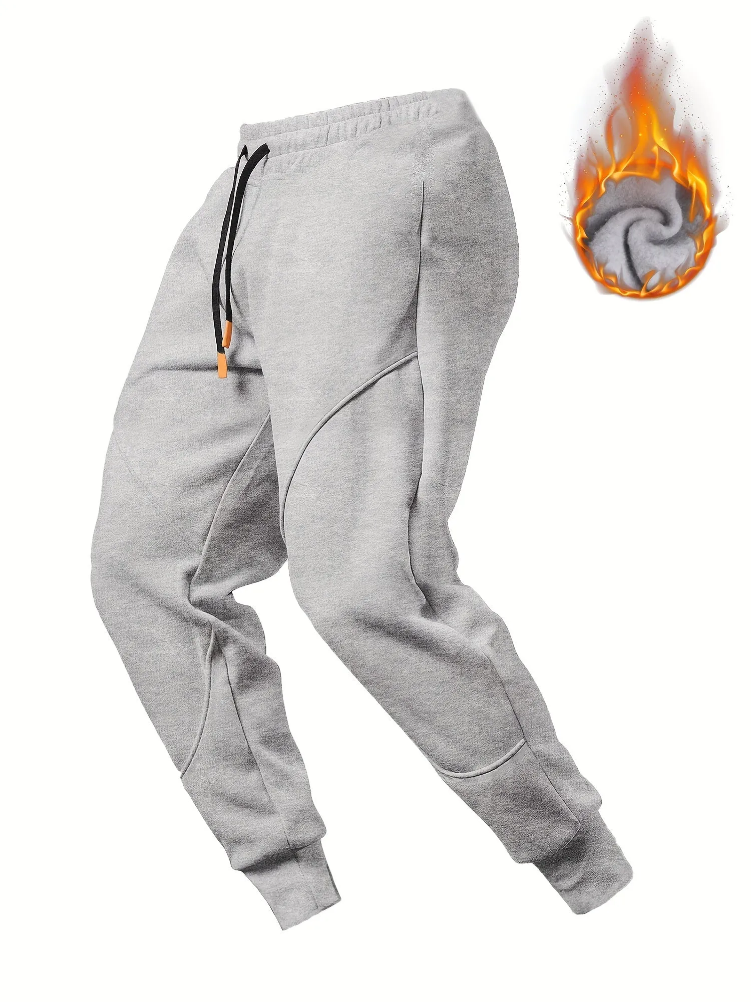 Men's Winter-Ready Fleece Joggers – Soft, Stretchy, & Durable Drawstring Sweatpants for Active Comfort