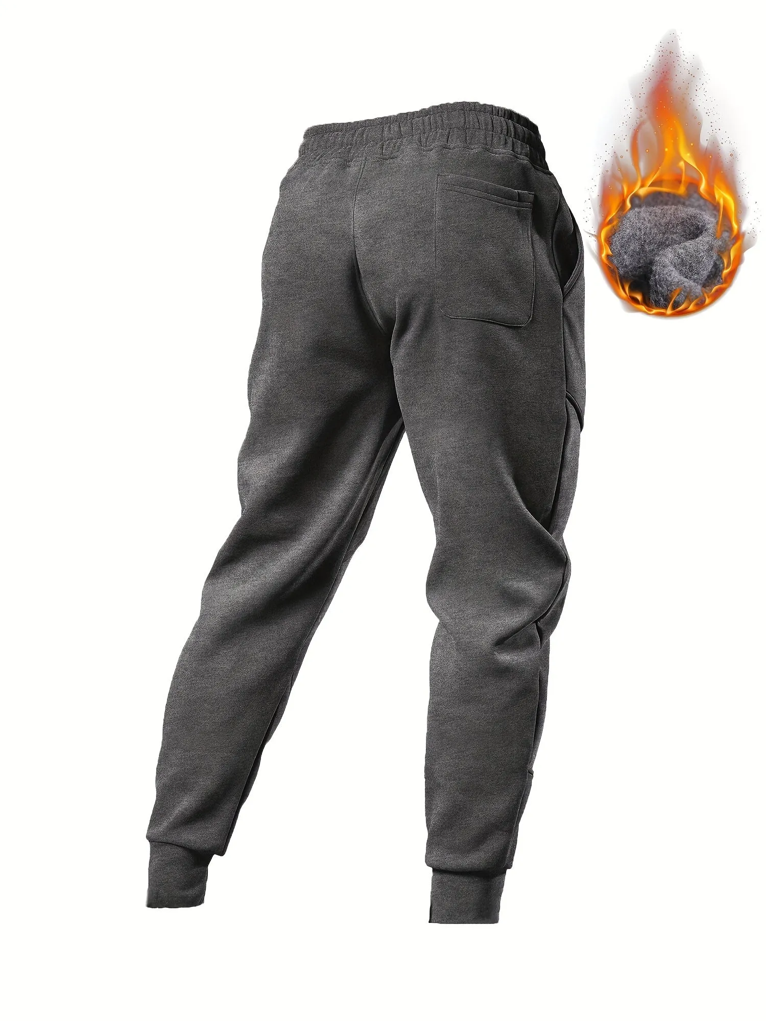 Men's Winter-Ready Fleece Joggers – Soft, Stretchy, & Durable Drawstring Sweatpants for Active Comfort