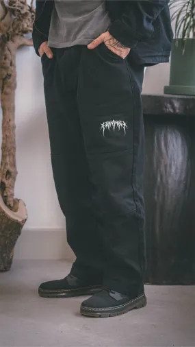 Metal Logo Canvas Trousers