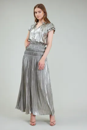 Metallic Maxi Dress