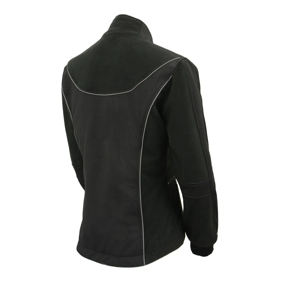 Milwaukee Leather MPL2780 Women's Black Textile and Fleece Combo