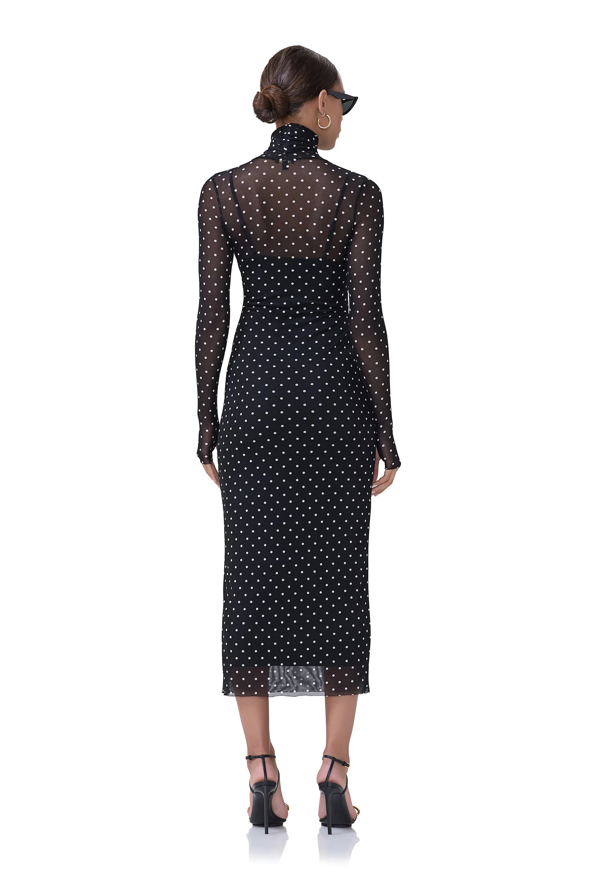 Nesa Dress - Noir Dot