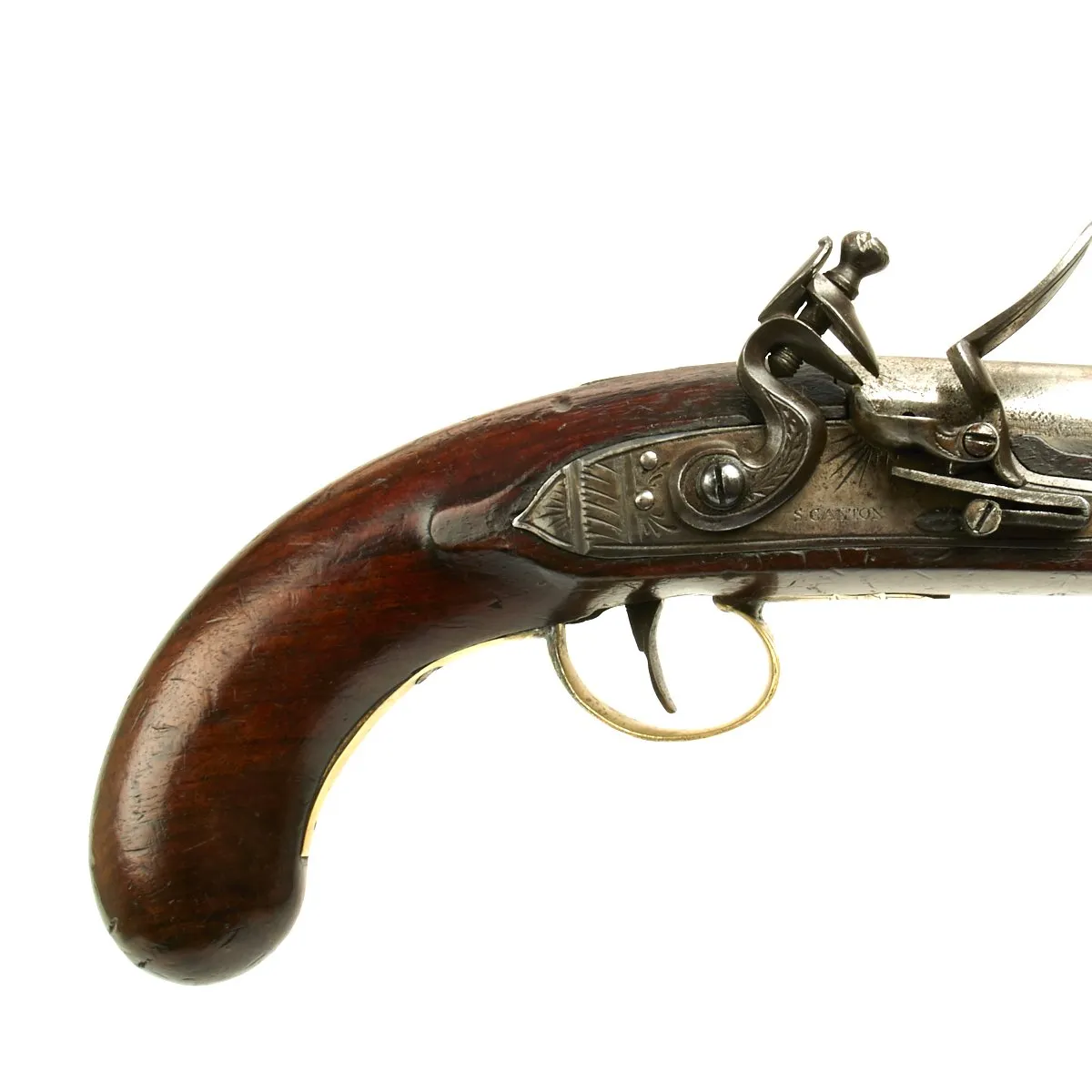 Original 1812 British Flintlock Pistol by Galton for Baring Brothers & Co Bank