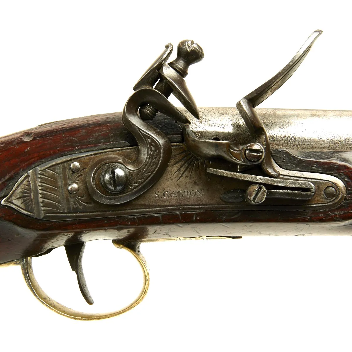 Original 1812 British Flintlock Pistol by Galton for Baring Brothers & Co Bank