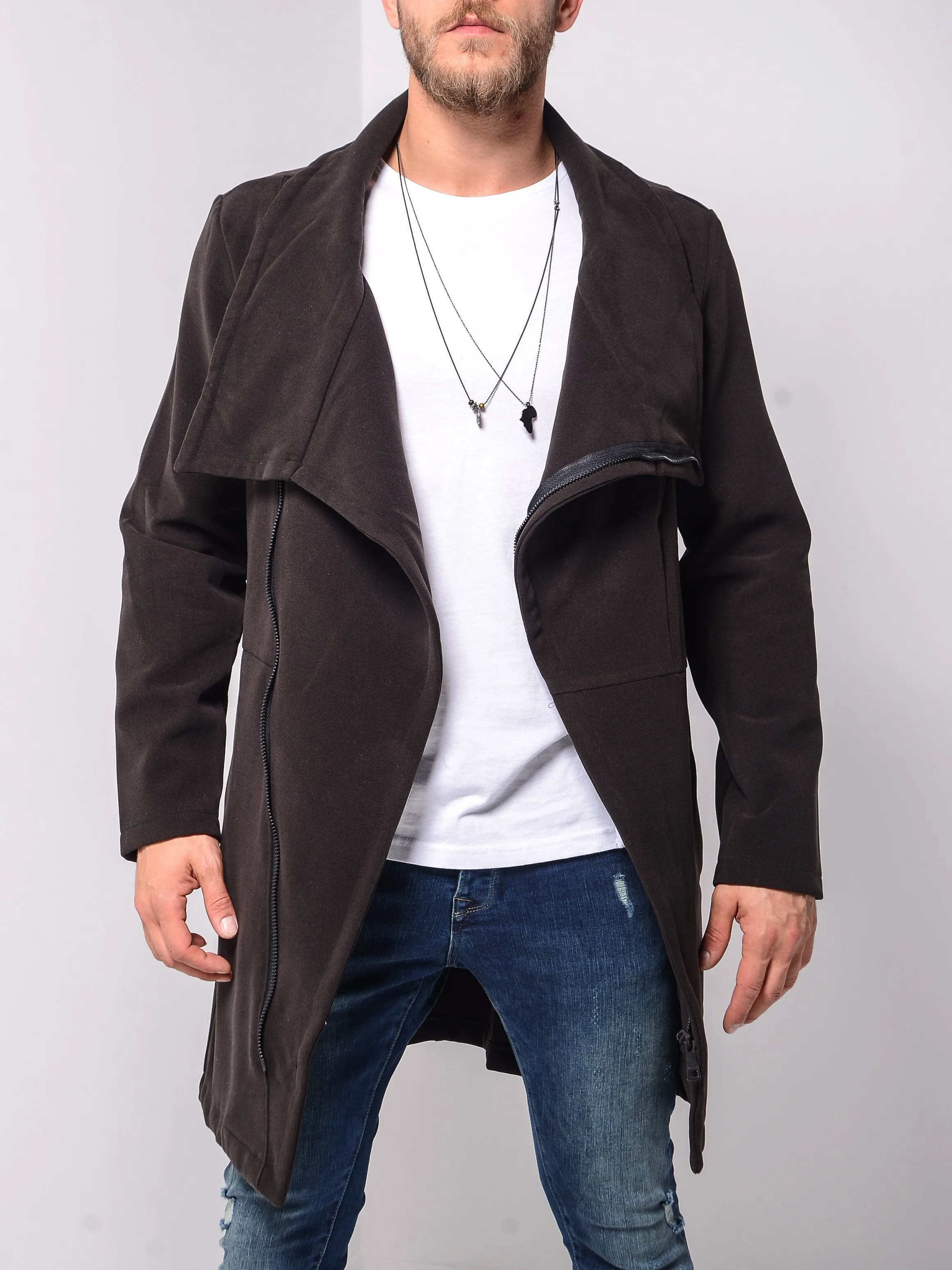 Oversize Coat - Brown