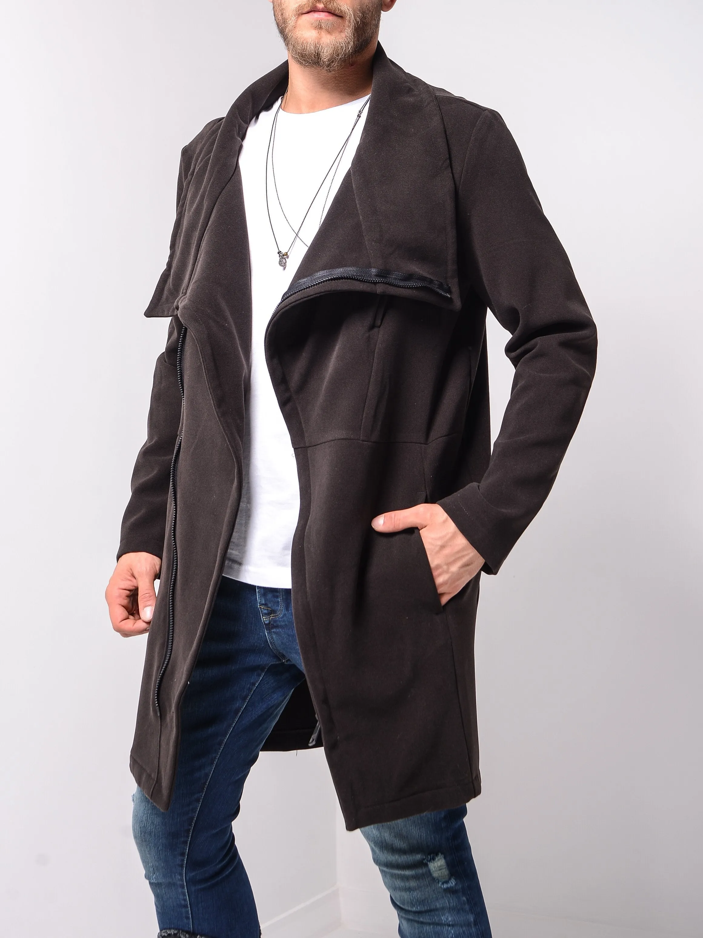 Oversize Coat - Brown