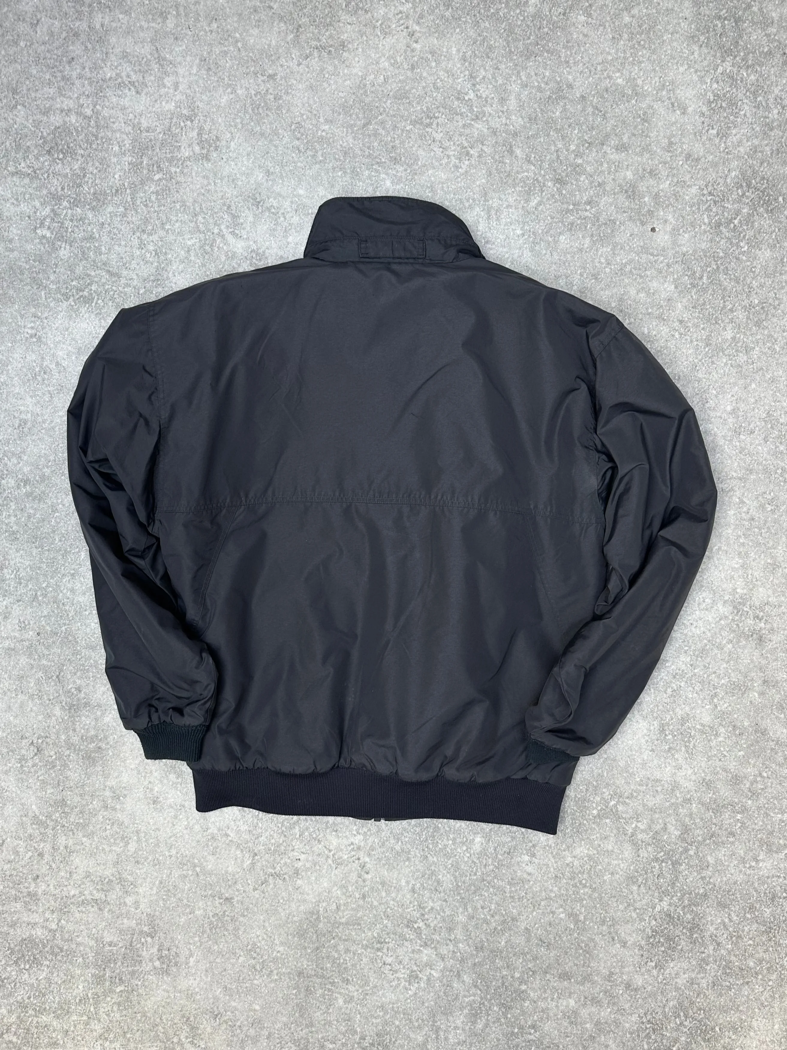 Patagonia Black Fleece Lined Nylon Zip Jacket