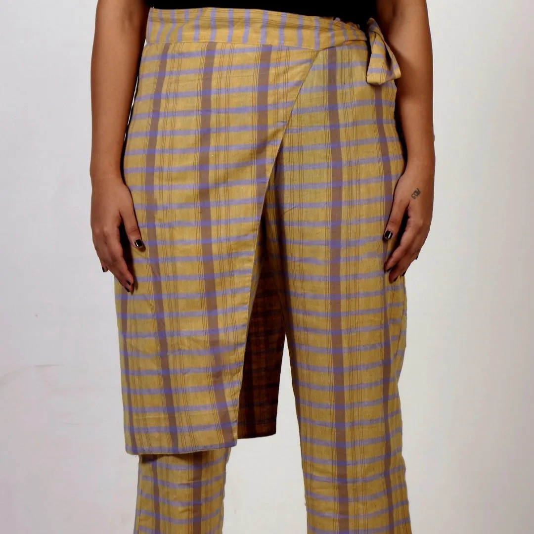 Patta Gobi Checks Trouser Set