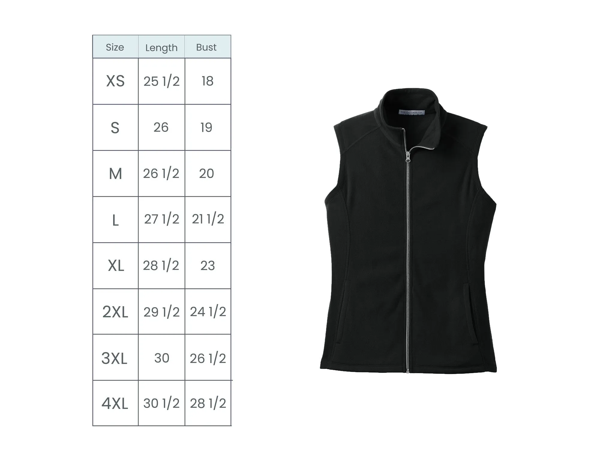 Personalized Embroidered Nurse Stethoscope Heartbeat Fleece Vest | Ladies Nurse Vest