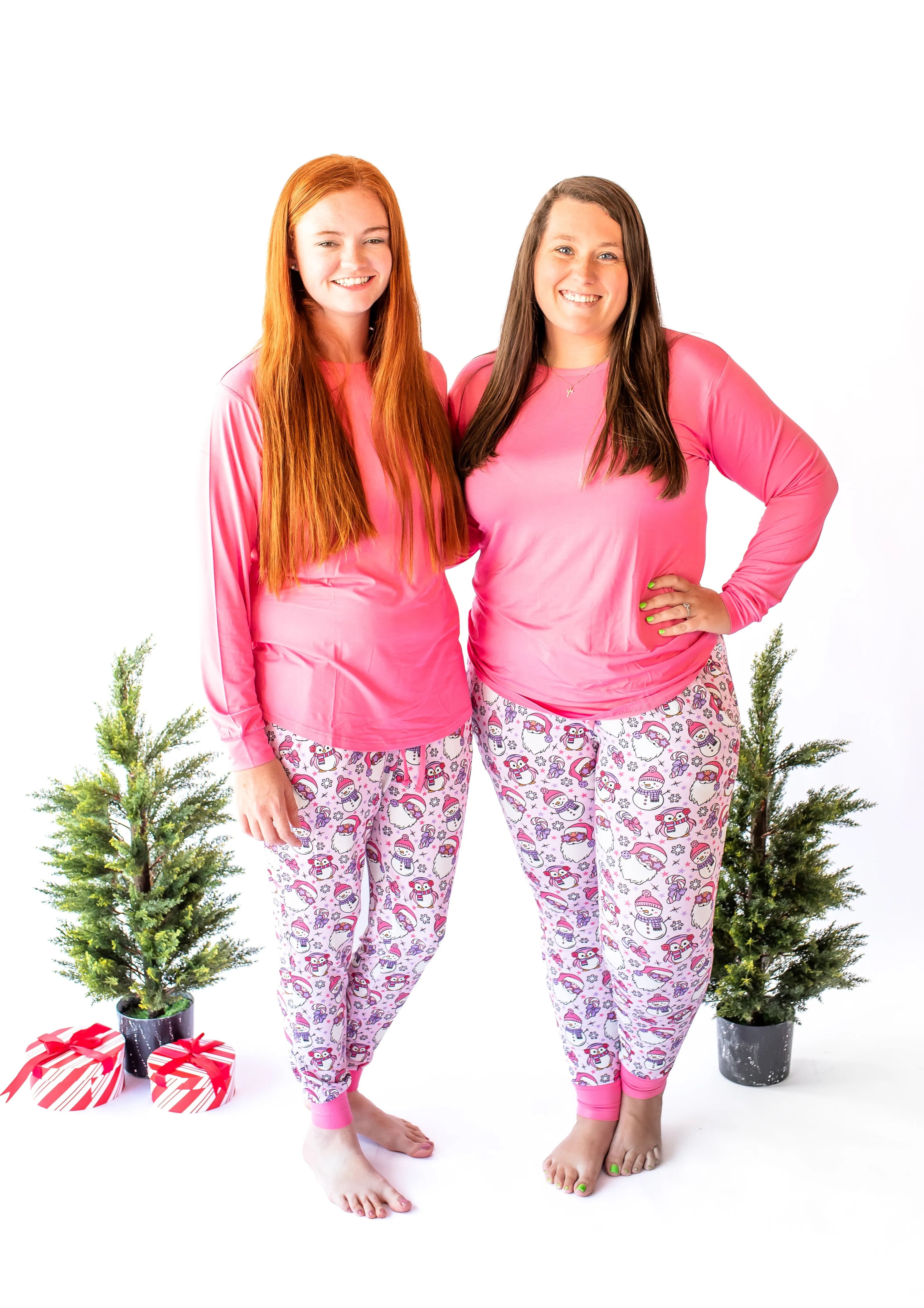 Pink Christmas Women's Joggers