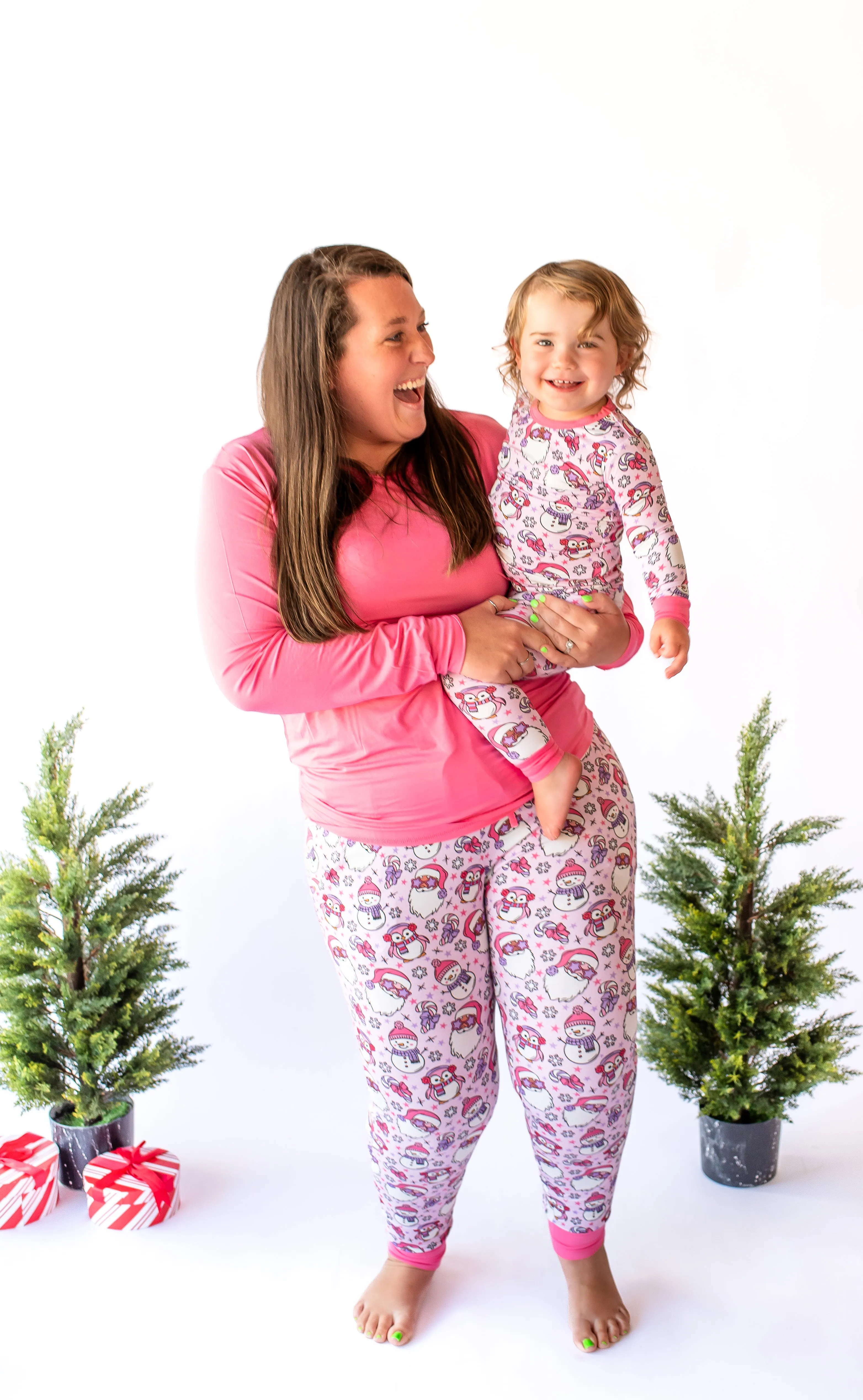 Pink Christmas Women's Joggers