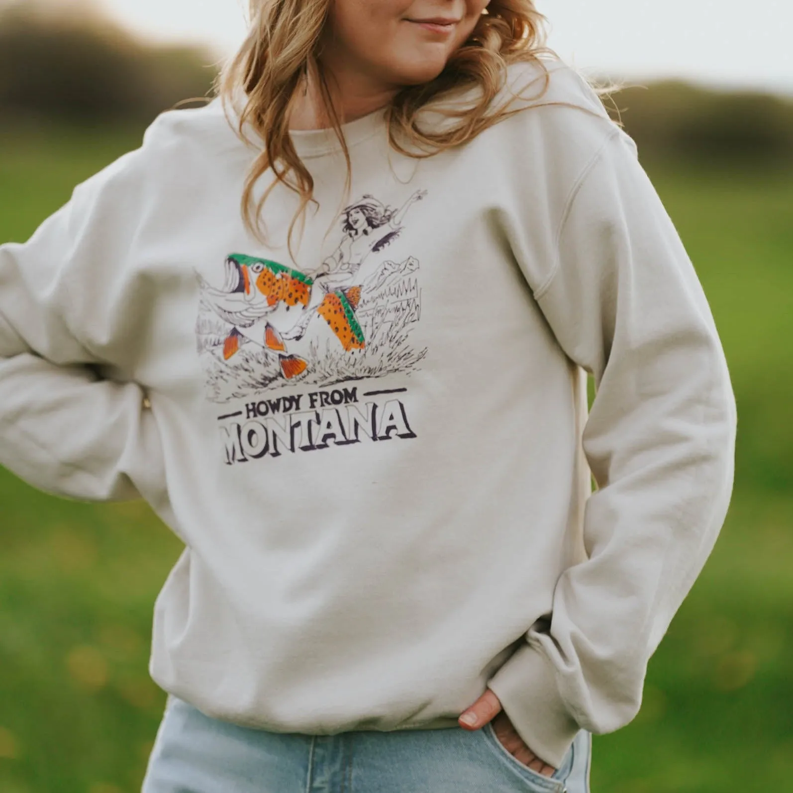 "Howdy From Montana" Pullover