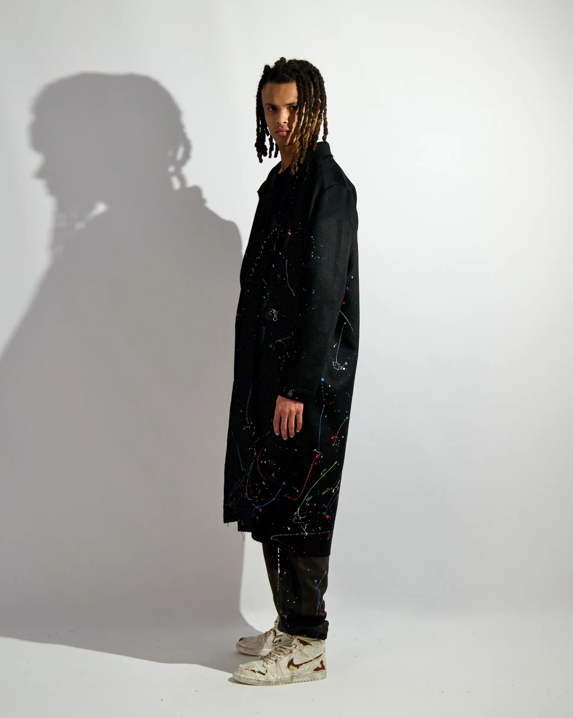 "SPLATTER PAINT" OVERCOAT