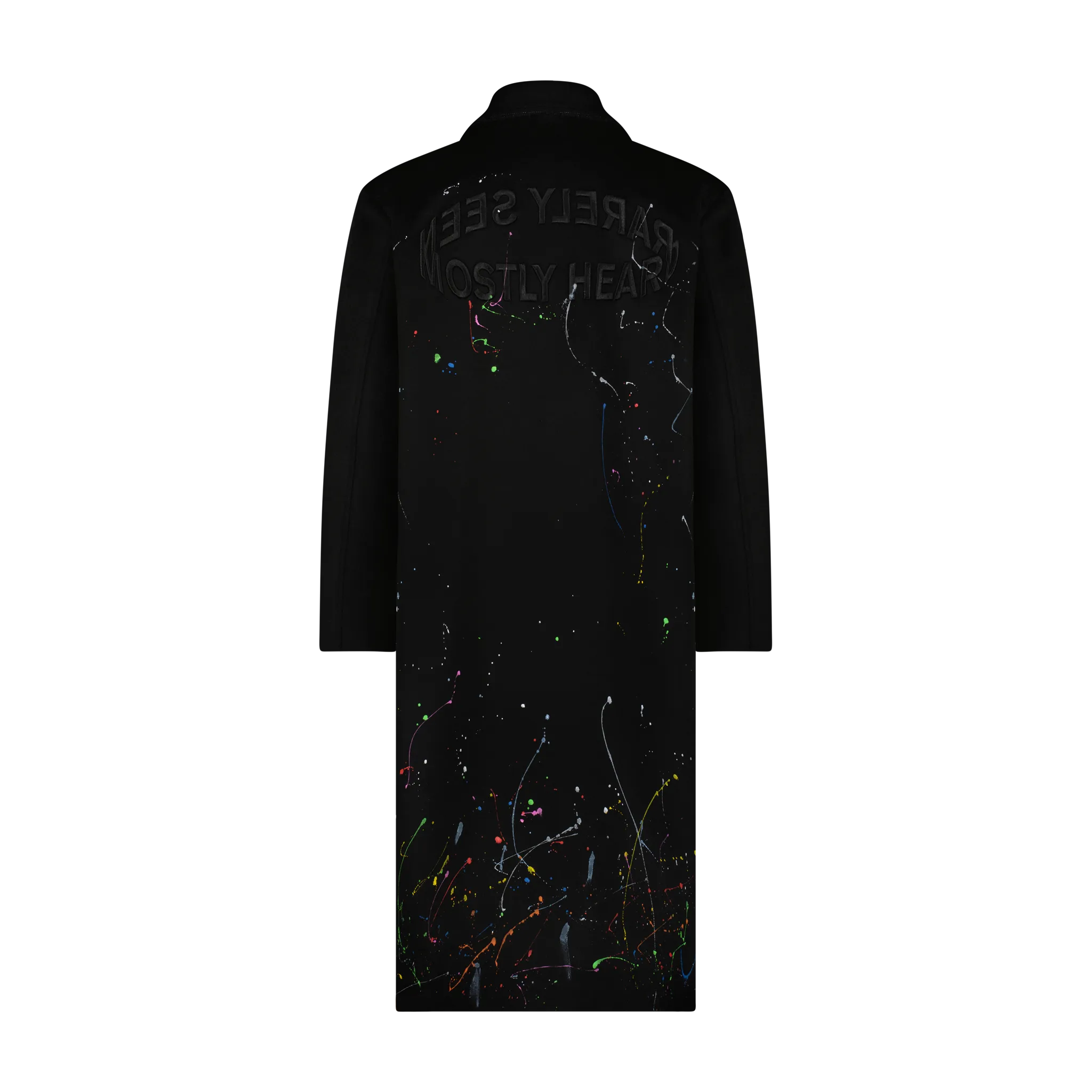 "SPLATTER PAINT" OVERCOAT