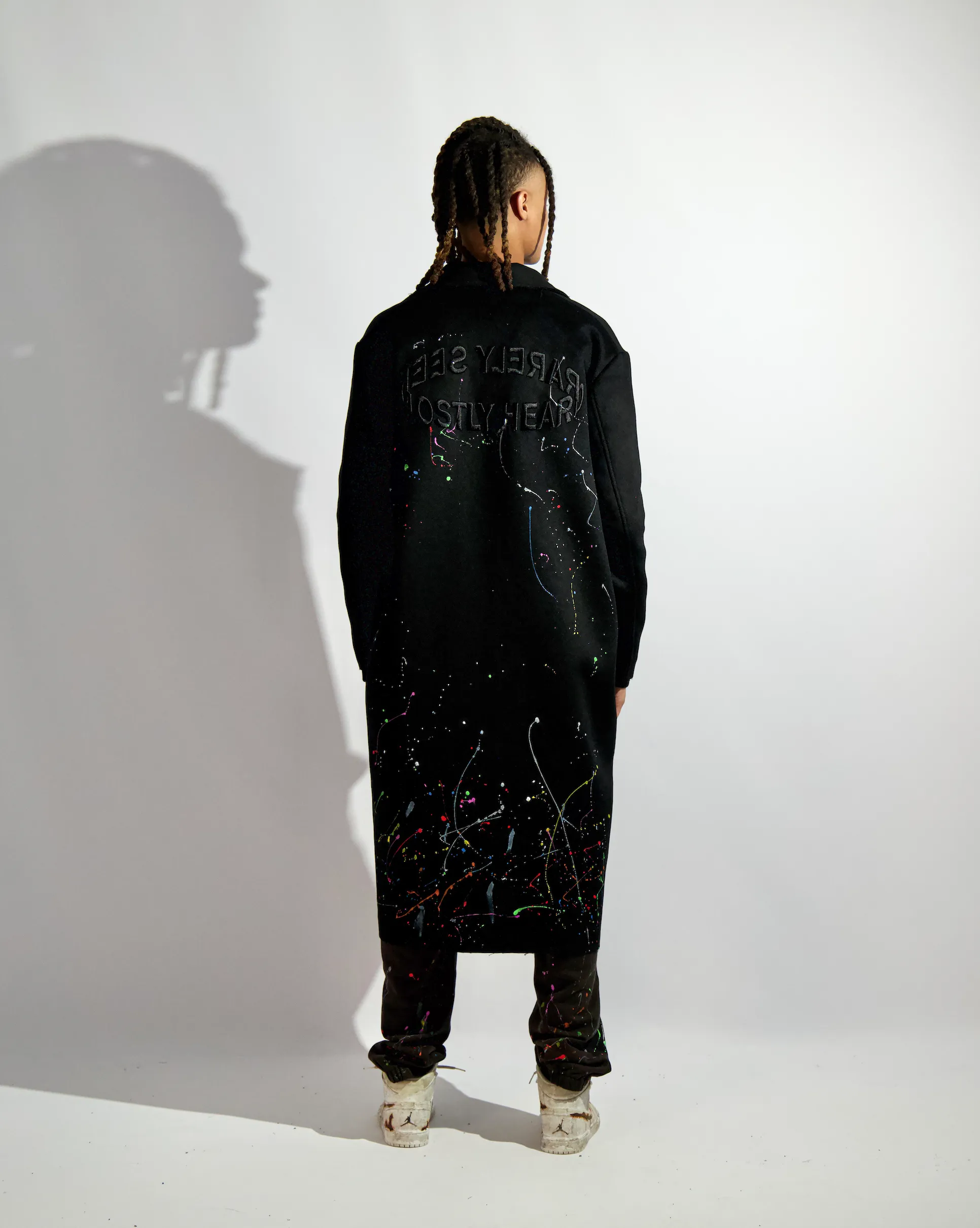 "SPLATTER PAINT" OVERCOAT